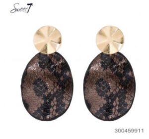 Oorbellen Snake Skin Dark